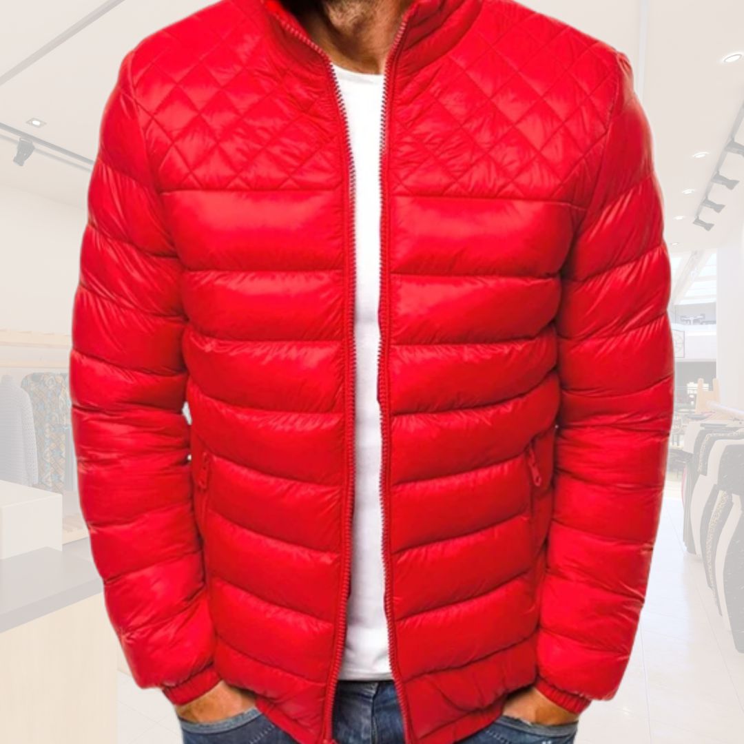 Variant image for Herrjacka Vinter Buffertjacka Klassisk Design Polyester-19