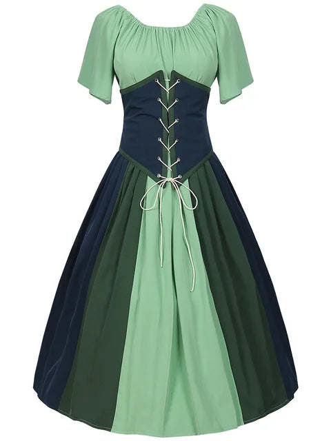 Variant image for Damklänning Gotisk Lång Maxi Polyester-13