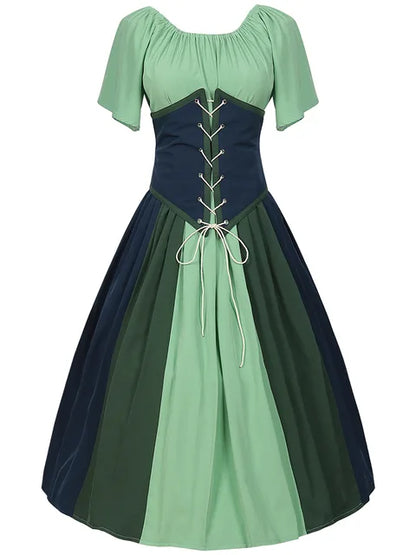 Variant image for Damklänning Gotisk Lång Maxi Polyester-13