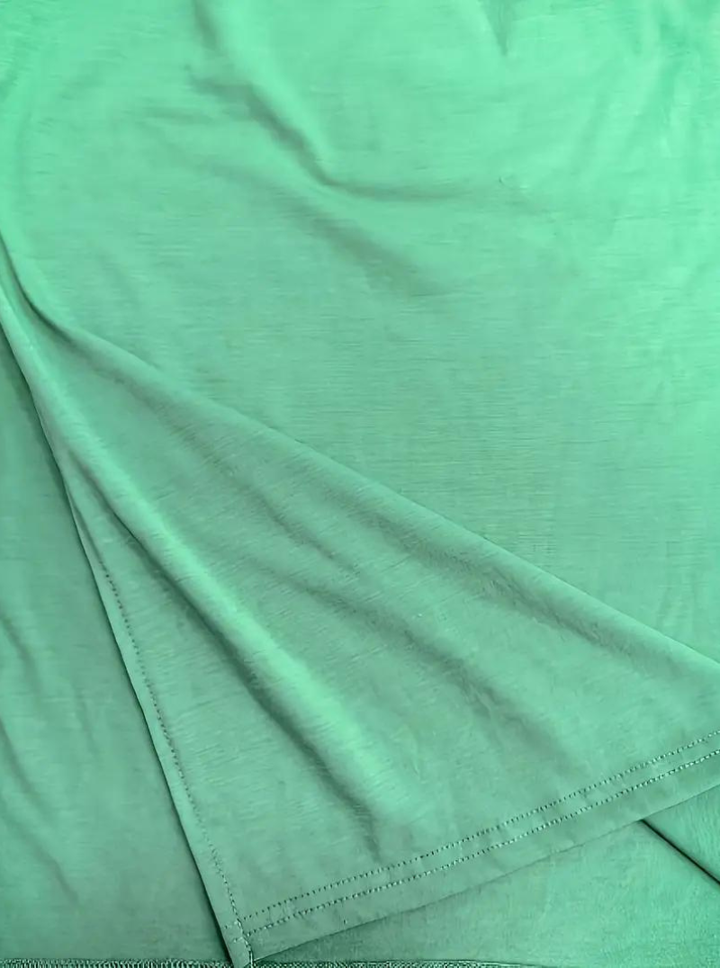 Dam Midiklänning med Slipsmidja Korta Ärmar Polyester-5