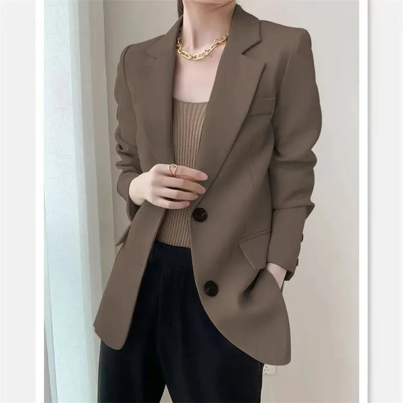 Dam Blazer Slim Fit Casual Polyester-3