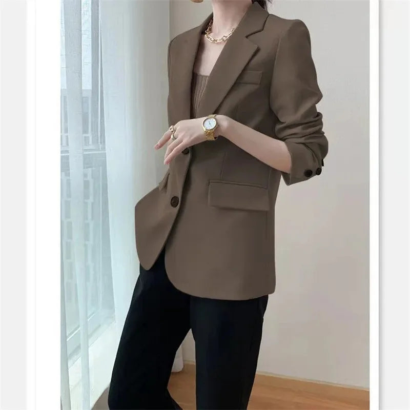 Dam Blazer Slim Fit Casual Polyester-4