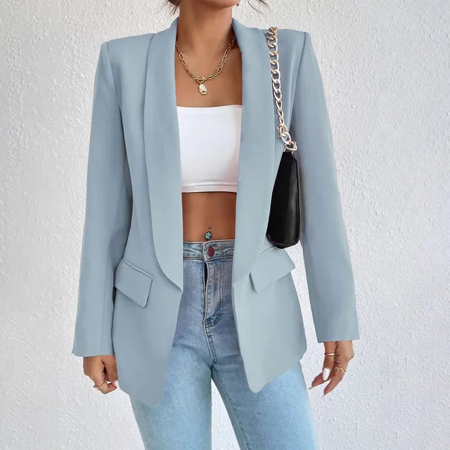 Eleganter Damen Blazer aus Hochwertigem Material – Vielseitige Passform für Büro und Freizeit, Erhältlich in S, M, L, XL 13