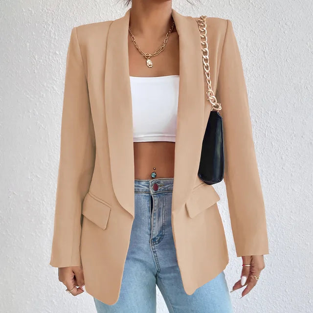 Eleganter Damen Blazer aus Hochwertigem Material – Vielseitige Passform für Büro und Freizeit, Erhältlich in S, M, L, XL 14
