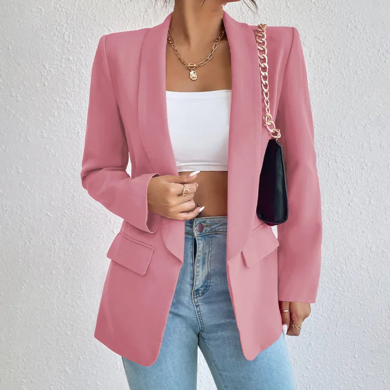 Eleganter Damen Blazer aus Hochwertigem Material – Vielseitige Passform für Büro und Freizeit, Erhältlich in S, M, L, XL 6