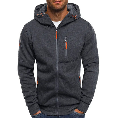 Herr Fleecejacka Modern Design Högpresterande Fleece-1