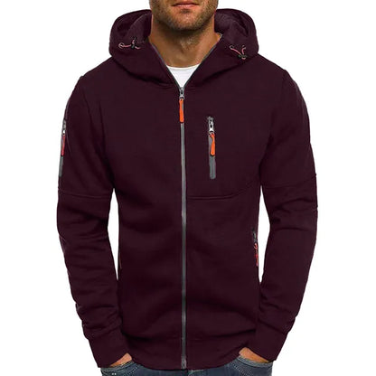 Herr Fleecejacka Modern Design Högpresterande Fleece-4