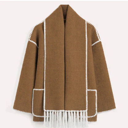 Dam Vinterjacka Långärmad Elegant Varm Väderbeständig-2