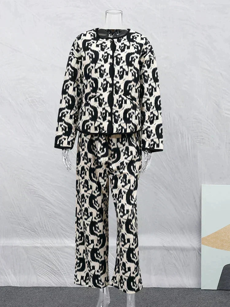 Dam Kappa Vintage Blommig Jacka Högkvalitativt Material-3