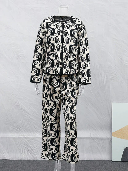 Damjacka Vintage Blommönster Mjuk Material Loose Fit 3