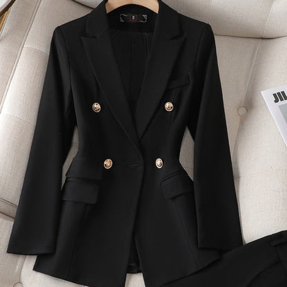 Dam Jacka och Byxor Set Elegant Polyester 2