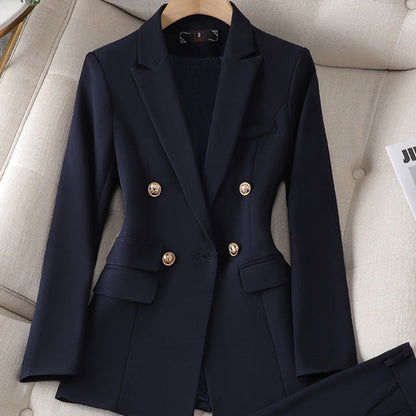 Dam Jacka och Byxor Set Elegant Polyester 3