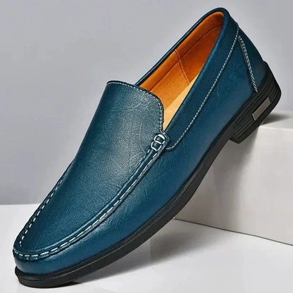 Herrskor Loafers Läder Elegant Design Högkvalitativ Komfort-2