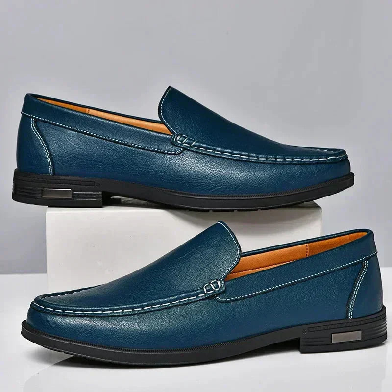 Herrskor Loafers Läder Elegant Design Högkvalitativ Komfort-3