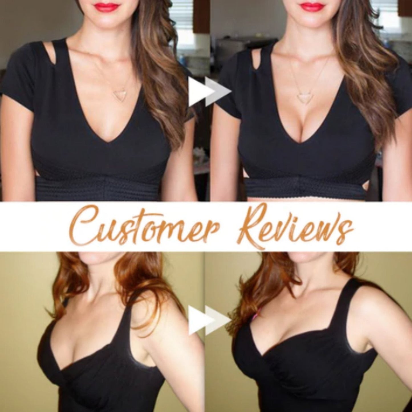 Dam Push Up Behå Djup Utdragning Öppen Rygg Polyamid Elastan-5