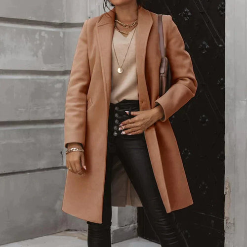 Dam Casual Business Jacka Avslappnad Bomull 1