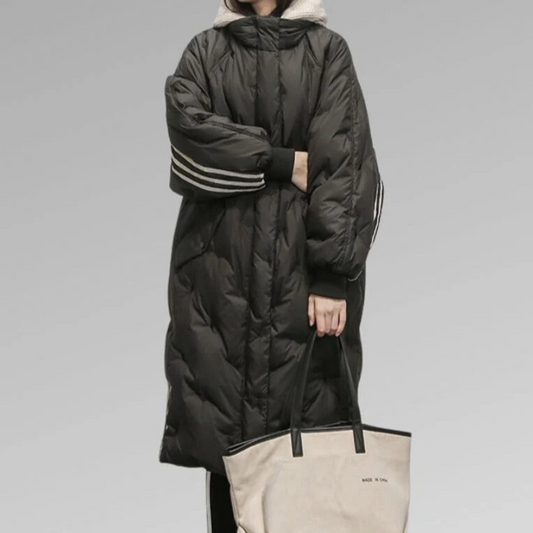 Damjacka Lång Vattenavvisande Polyester Modern Passform-1