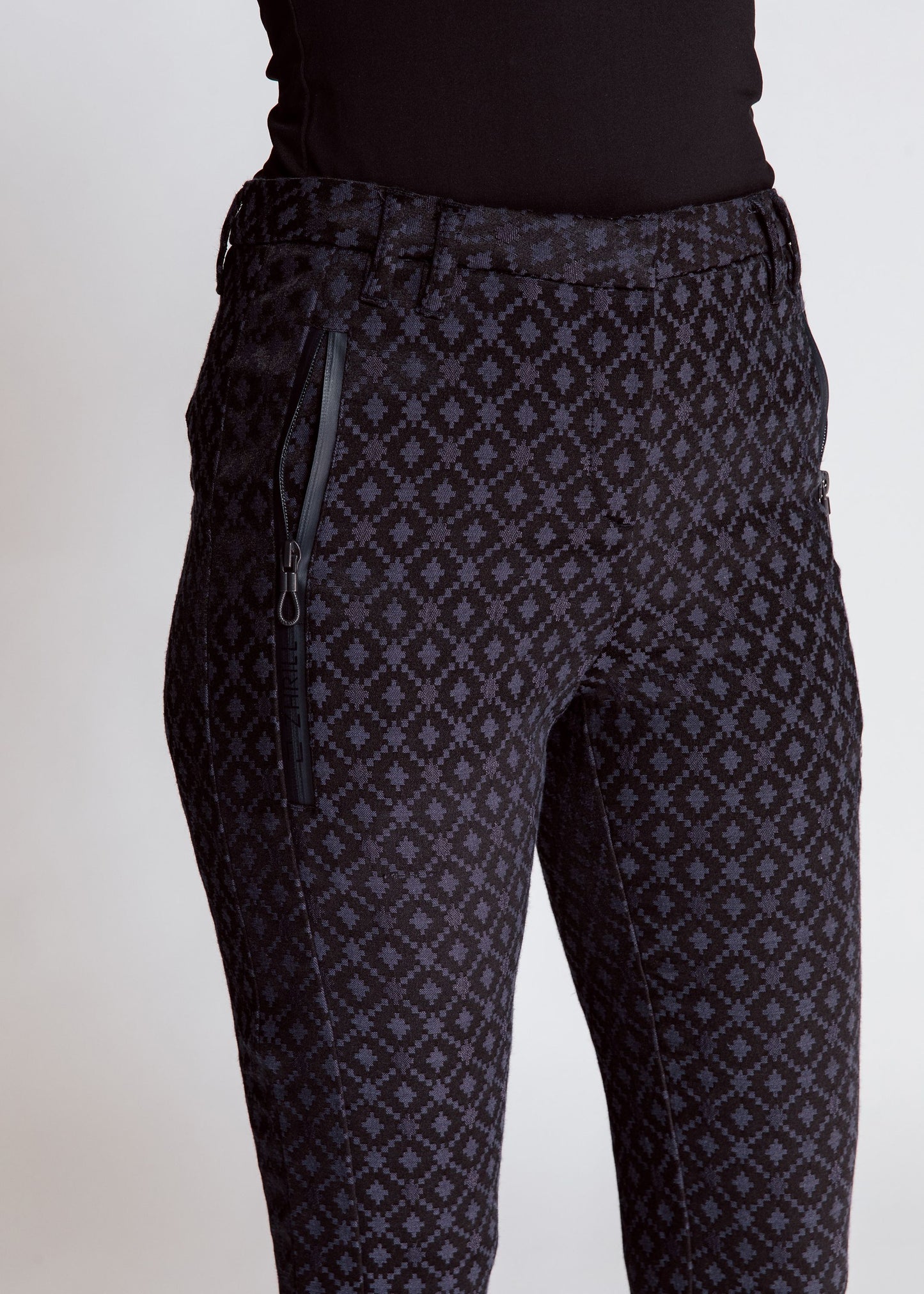 Dam Blazer Rakt Snitt Polyester med Fickor och 1-Knapp Stängning-2