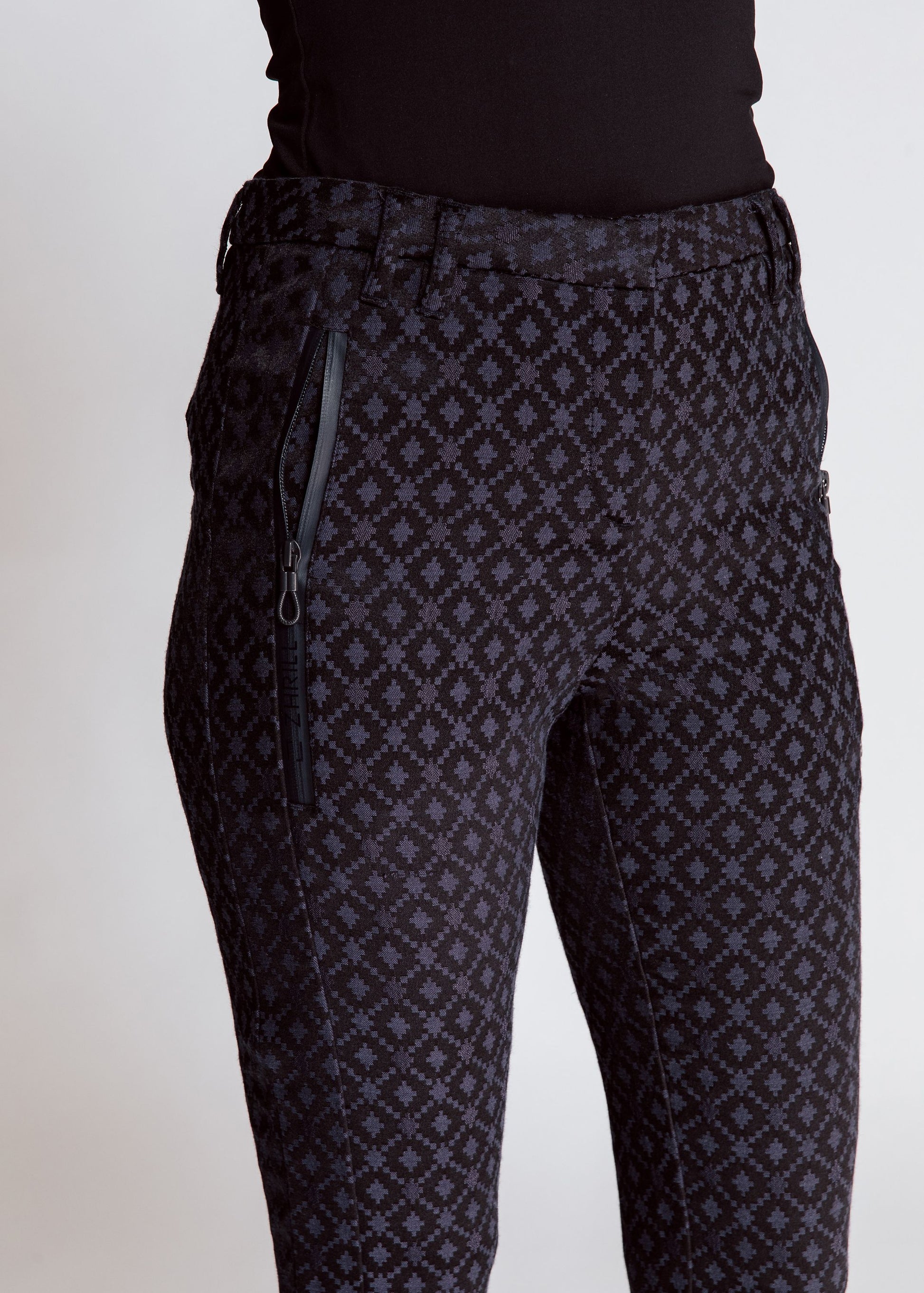 Dam Blazer Rakt Snitt Polyester med Fickor och 1-Knapp Stängning-2