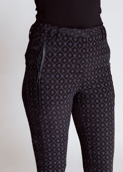 Dam Blazer Rakt Snitt Polyester med Fickor och 1-Knapp Stängning-2