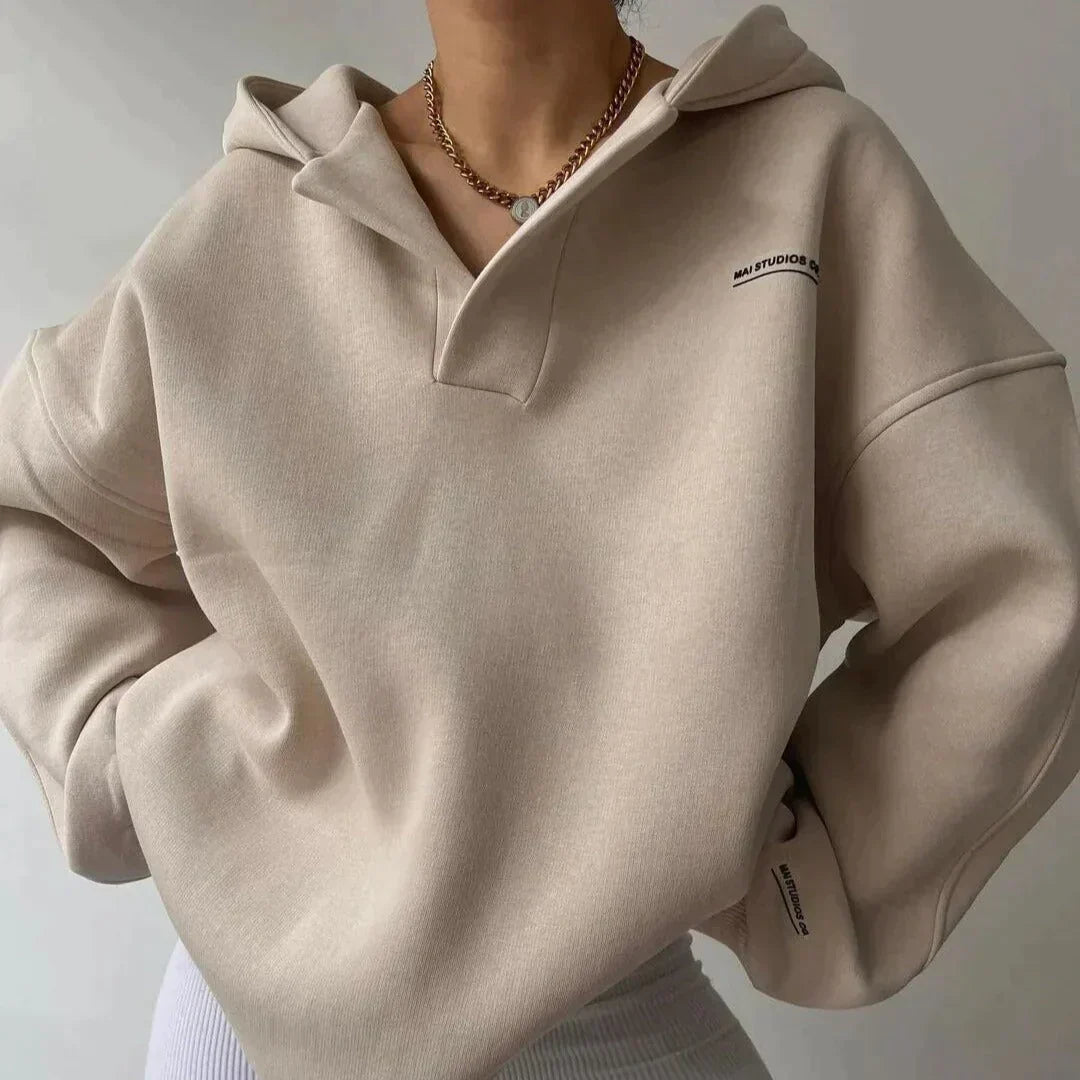 Variant image for Lång Hoodie Dam Överdimensionerad Merinoull-5