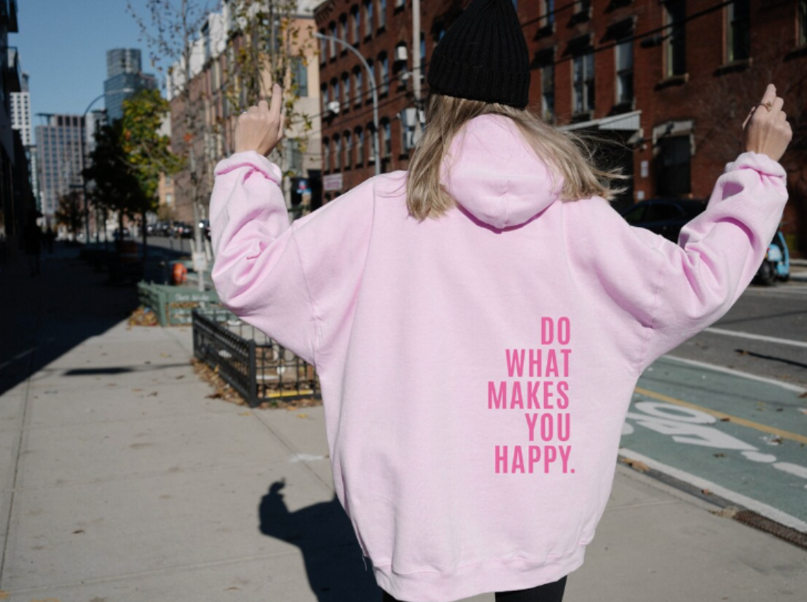 Dam Hoodie Urban Stil 100% Bomull-5
