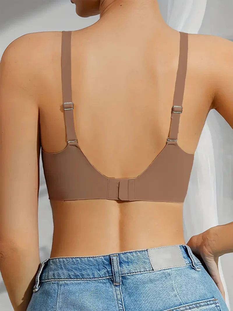 Dam Trådlös BH Sömlös Polyamid-4