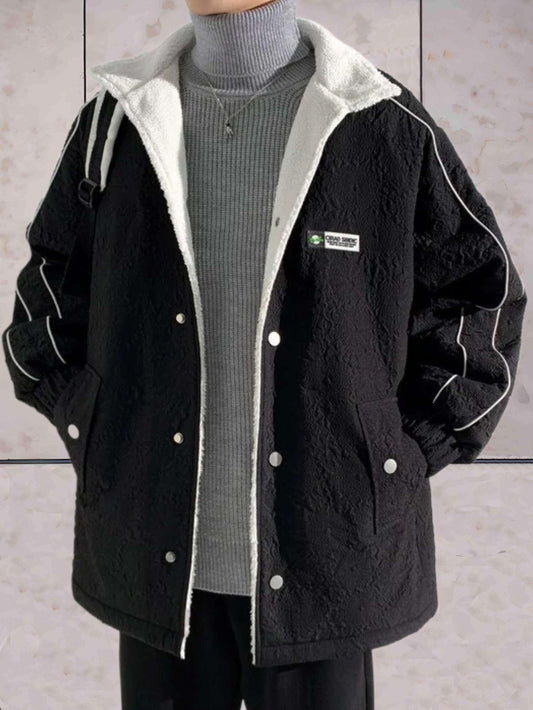 Fleecejacka Dam Tvåfärgad Vintage med Praktiska Fickor – Mjuk och Varm Fleece för Kalla Dagar 1
