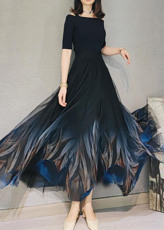 Kjol Dam Långkjol Luftig Polyester-1