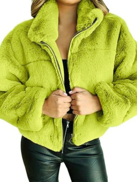 Variant image for Kvinnors Plyschjacka Mjuk Konstfleece-49