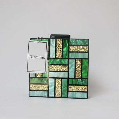 Kvinnors Koppling Geometrisk PVC Trendig Hållbar-6