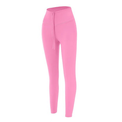 Dam Leggings Hög Midja Nylon Spandex Fullängd Komfortabel Stil-6