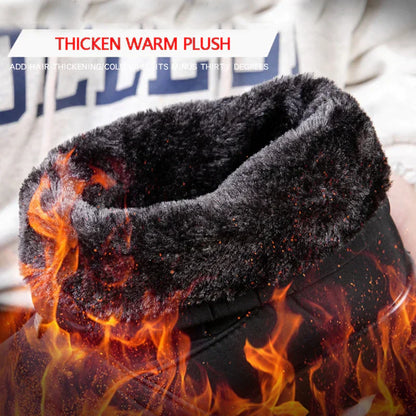 Dam Snöstövlar Platta Vattentåliga Microfiber-2