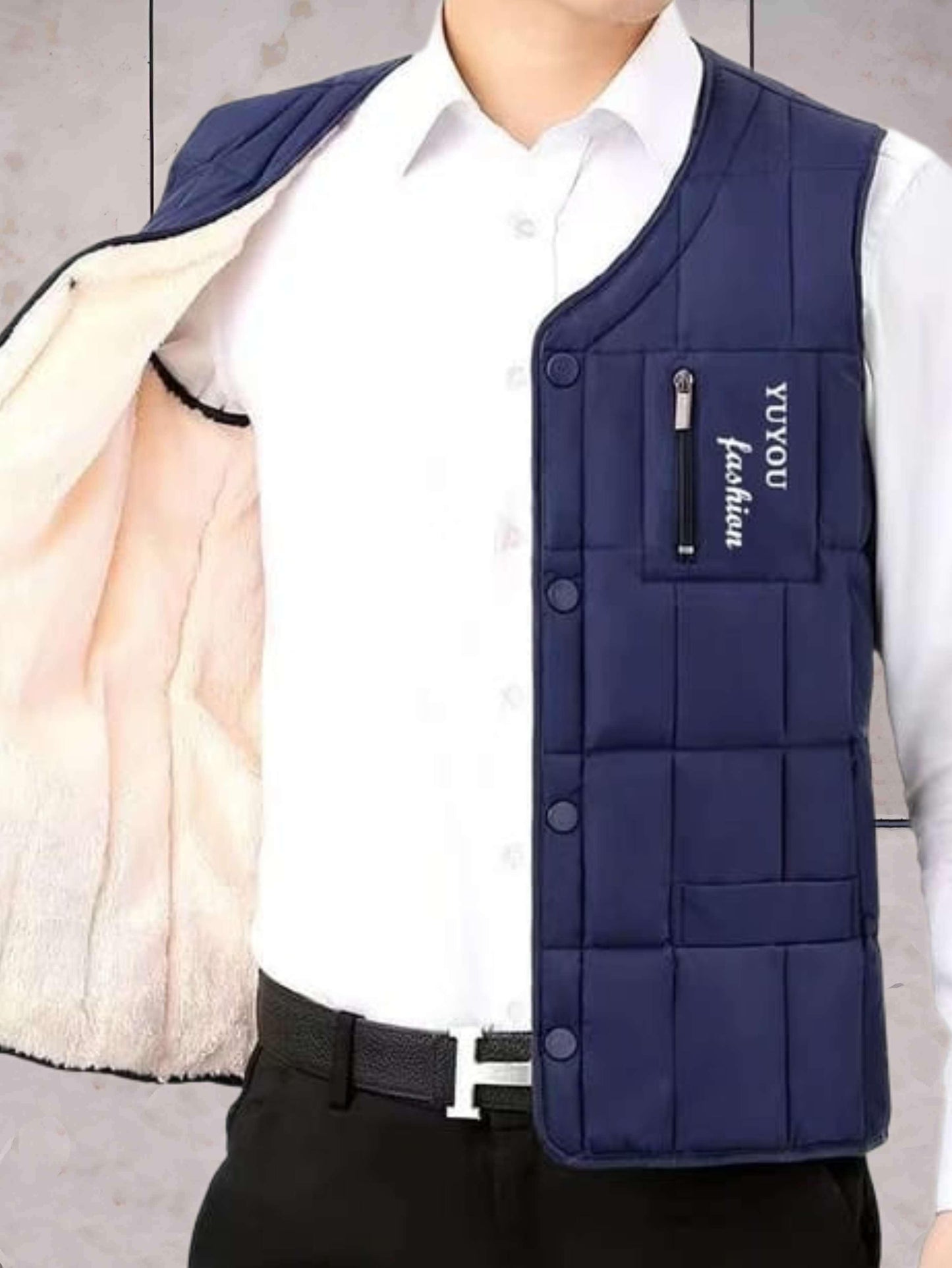 Variant image for Dam Ärmlös Quiltjacka Fleecefodrad Polyester-2