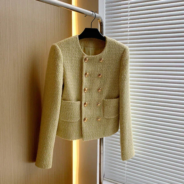 Kortjacka för Dam i Mjuk Tyg med Chic Design – Perfekt för Vardag och Fest, Normal Passform, Finns i S-XL 10