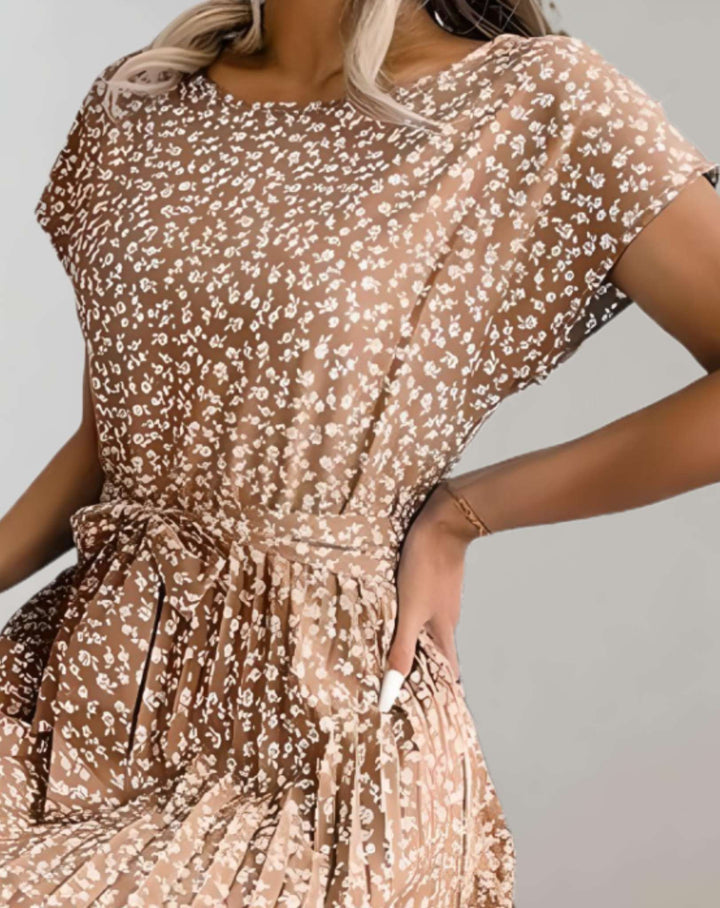 Dam Miniklänning Flödande Polyester Chic Design-3