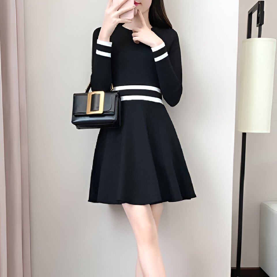 Kvinna Miniklänning Glittrig Elegant Lätta Material 3