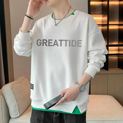 Variant image for Herr T-Shirt Grafisk Tryck Avslappnad Bomull-6