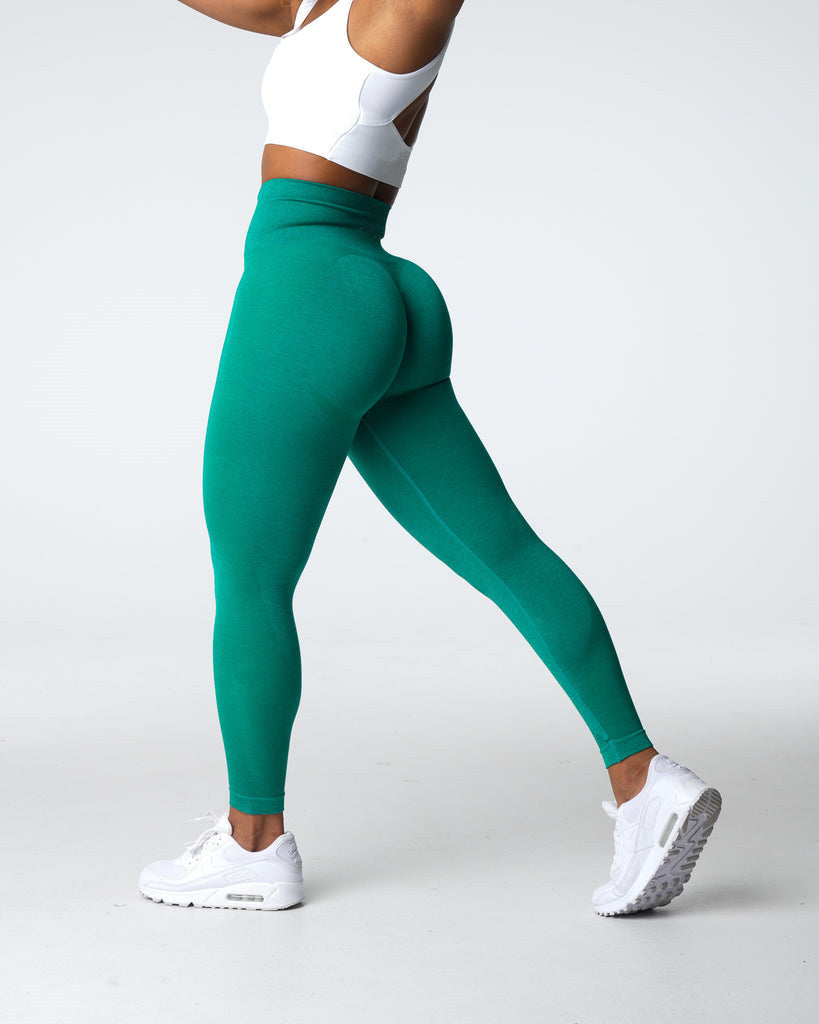 Kvinnors Leggings Hög Midja Ribbad Tyg-3