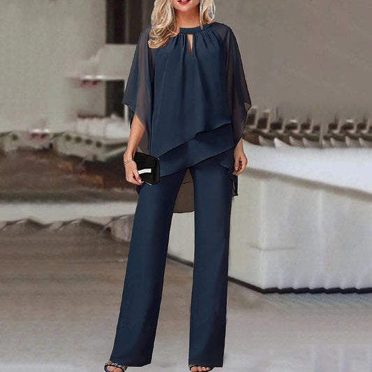 Glittrande Satin Set för Kvinnor – Elegant och Bekväm Passform för Fester och Speciella Tillfällen 1