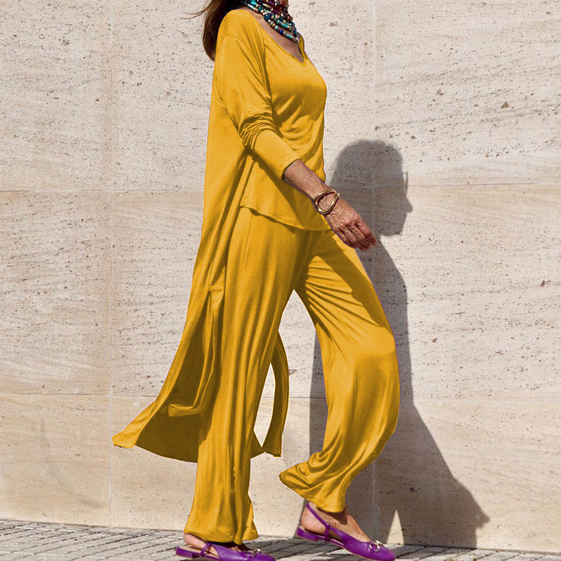 Variant image for Kvinnors Långa Byxor Chic Acetatfiber-1