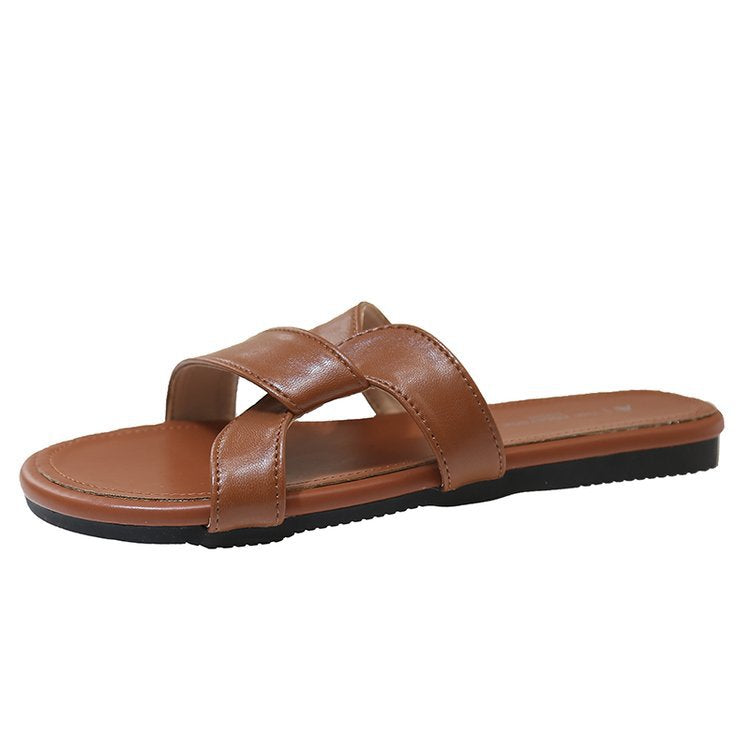 Dam Sandaler Slip-On Elegant Design Syntetisk med Vadderad Sula-6