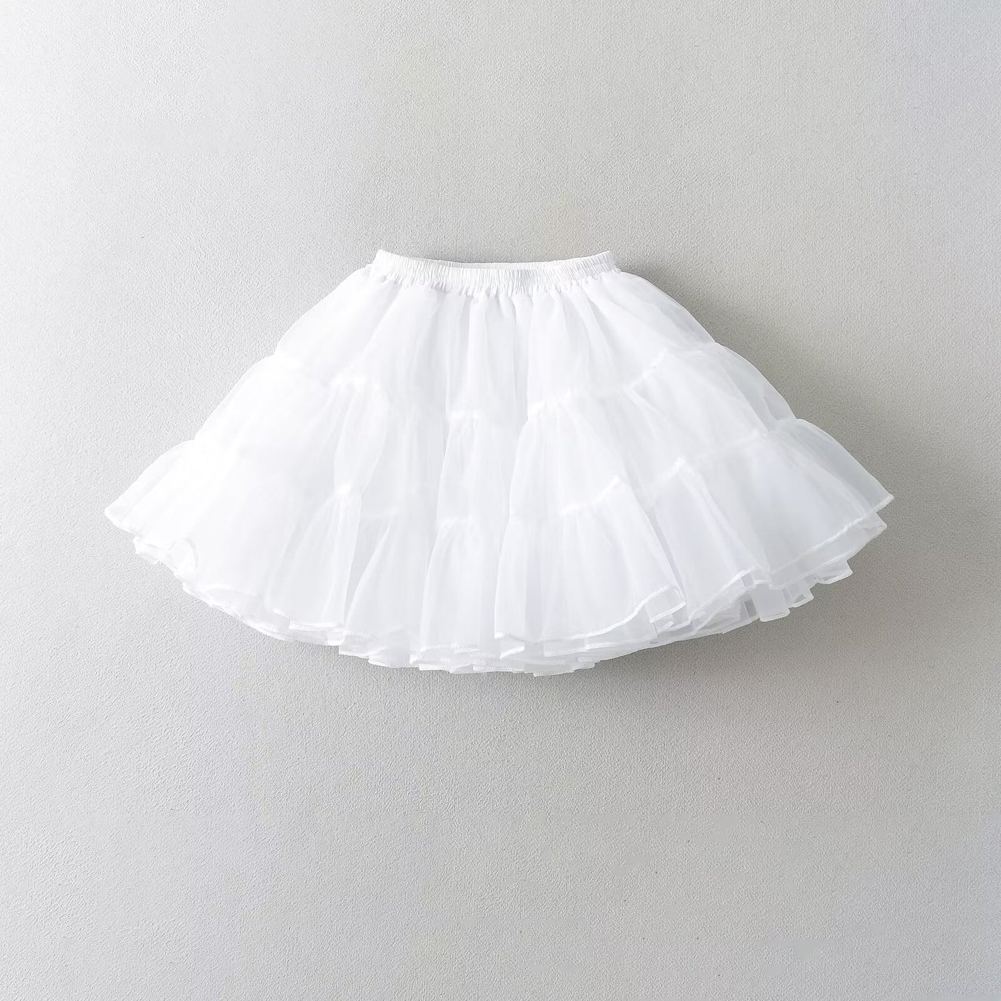 Kvinnors Tyllkjol Voluminös Ruffles Elastisk Midja Högkvalitativt Tyll 1