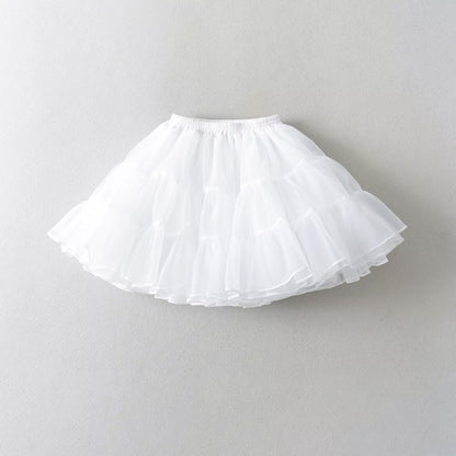 Kvinnors Tyllkjol Voluminös Ruffles Elastisk Midja Högkvalitativt Tyll 1