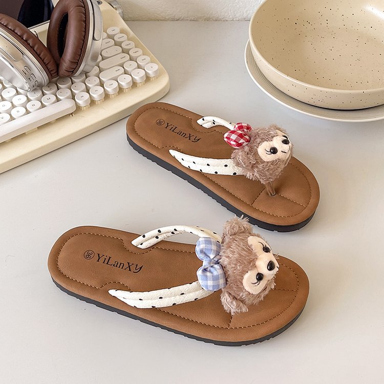 Variant image for Dam Sandaler Djurmotiv Vadderad Fotbädd-2