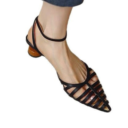 Sandaler Dam med Öppen Design, Justerbara Remmar och Andningsbart Material – Perfekta för Vardag och Fest 6