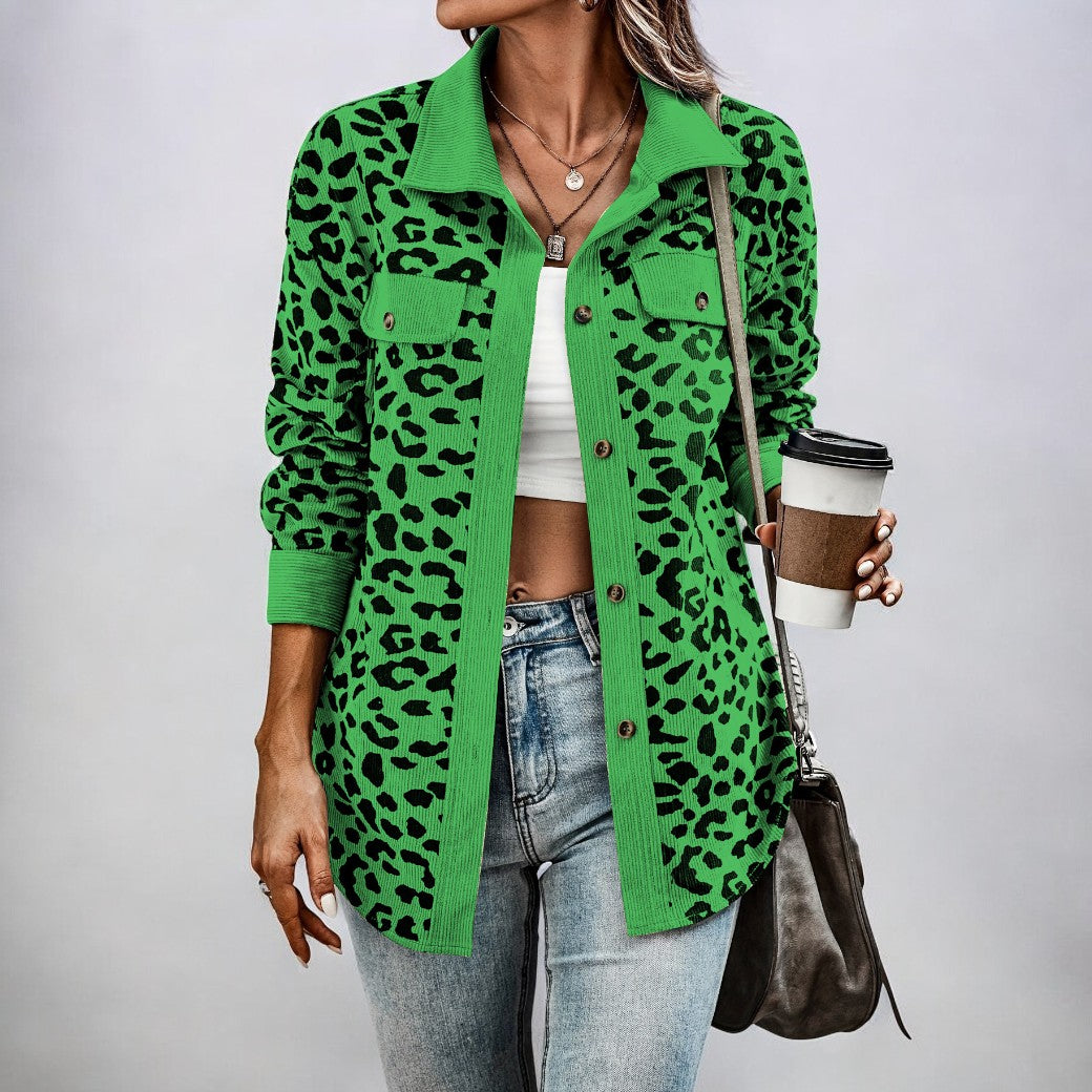 Variant image for Damjacka Leopardmönster Trendig Polyester-1