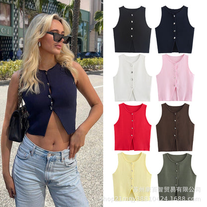 Dam Kortärmad Topp Basstil Polyester Tvåfärgad-2