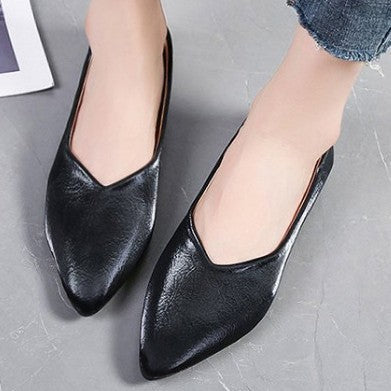 Kvinnors Ballerinas Spetsig Design Bekväm Syntetisk Fotbädd-5