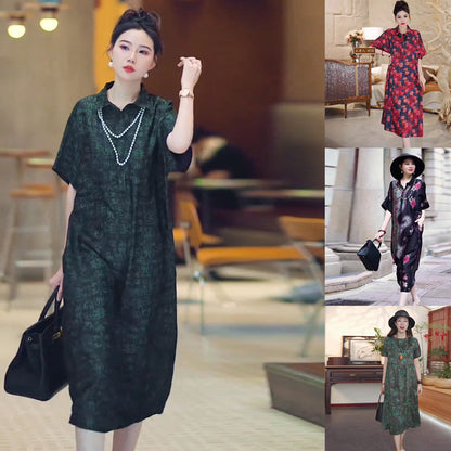 Damklänning A-Line Polyester för Eleganta Tillfällen-2